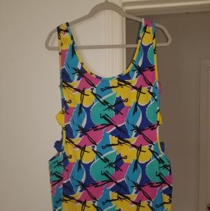 Cotton stretch day dress